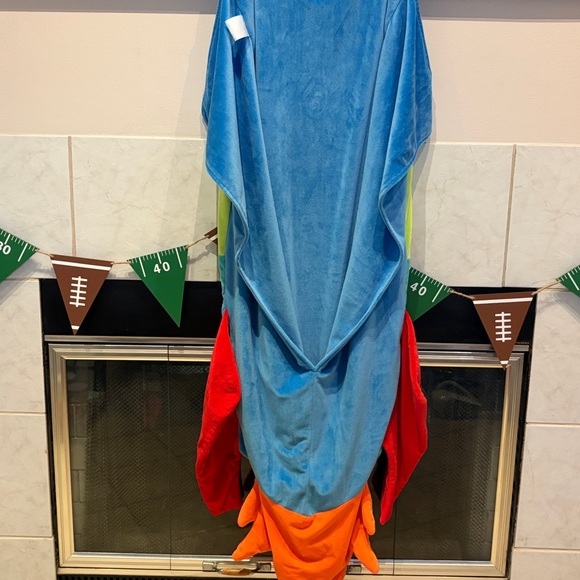 Colorful Rocket Ship Blanket - Picture 2 of 3